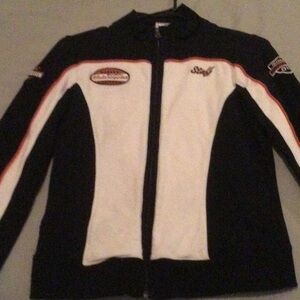Harley-Davidson Fleece Zip Up Jacket - Logo Embroidered!